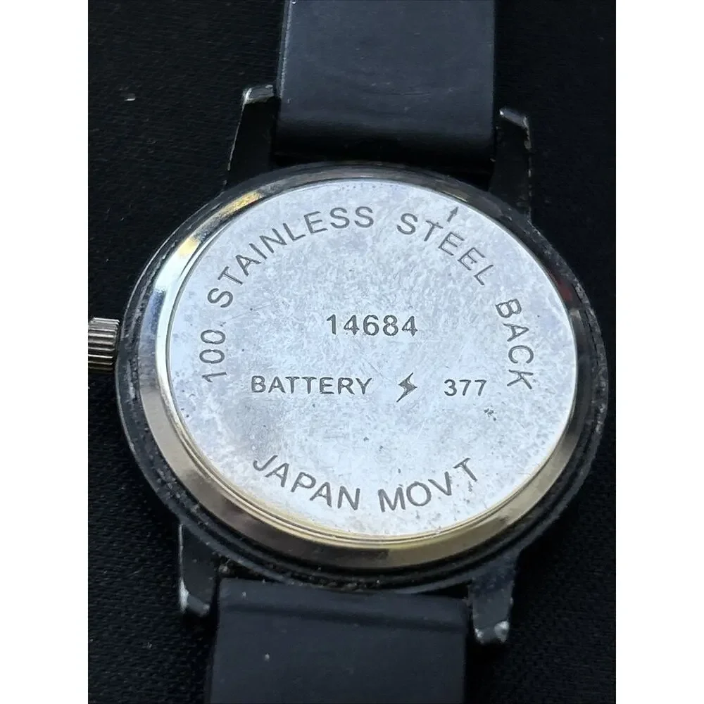 Black Case White Dial Women’s Quartz Watch